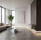 Modern LED Baseboards molding with led and transformer and remote with Smart app Control.Wholesale 