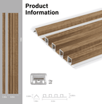 Wood Slat WPC Fluted Wall Panels. Sale!