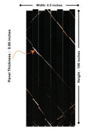 Decorative Noir Royale WPC Wall Panels for Accent Wall Design