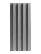 Oak Gray WPC Fluted 3D Wall Panels for Modern Interior Design