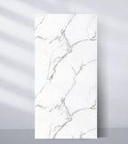 PVC MARBLE SHEET Wall Panel House CALACATTA WHITE MARBLE