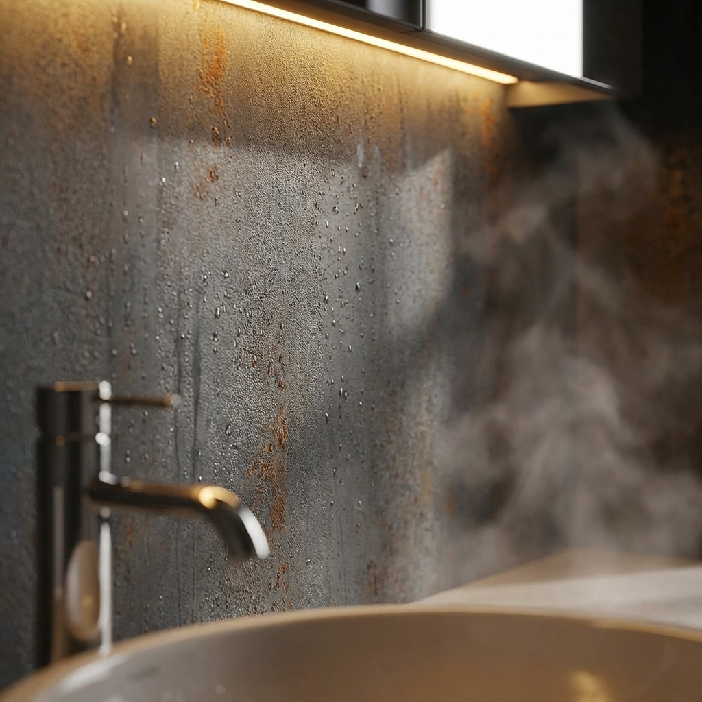 Dark Charcoal Stone Panels - Waterproof Rough Texture PVC Sheets Secondary image