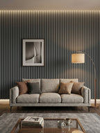 Stylish Metallic Fluted Wall Panels for Modern Home Decoration