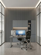 Acoustic Metallic WPC Wall Panels for Professional Conference Areas