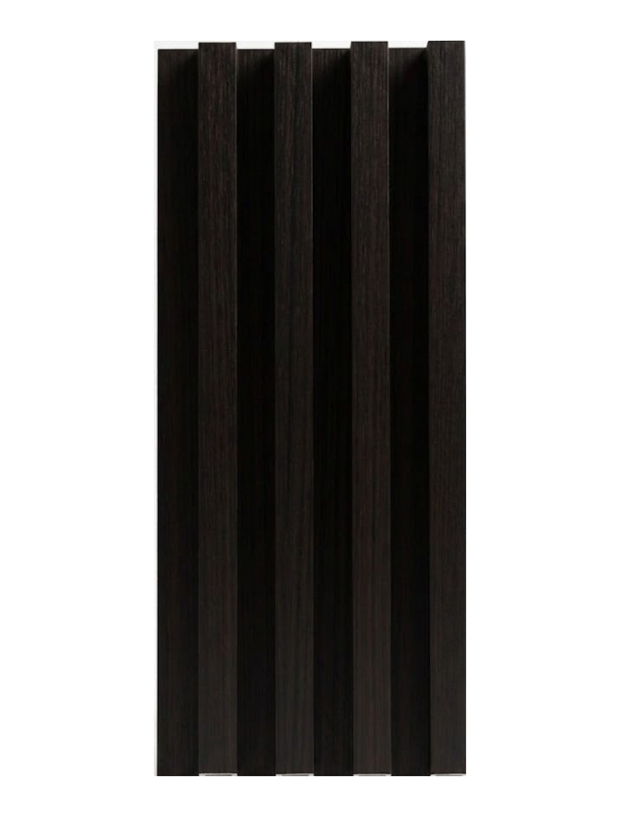Walnut Ink Metallic WPC Fluted 3D Wall Panels |  42.9 sq. ft./Box Main image