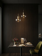 Walnut Ink Metallic WPC Fluted 3D Wall Panels |  42.9 sq. ft./Box