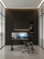 Walnut Ink Metallic WPC Fluted 3D Wall Panels |  42.9 sq. ft./Box