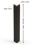 Walnut Ink Metallic Trim 106 Inches