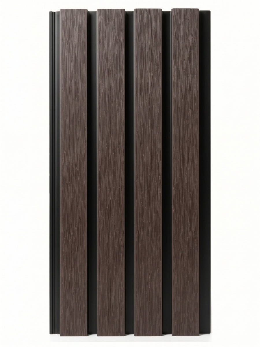Brown composite exterior cladding panels for modern house walls Main image