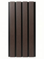 Brown composite exterior cladding panels for modern house walls