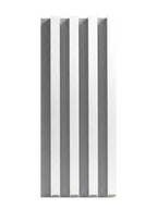 White Brushed WPC Fluted 3D Wall Panels for Modern Interior Design