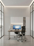 White Brushed WPC Fluted 3D Wall Panels for Modern Meeting Room Design