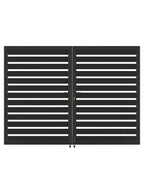 Aluminum Premium Fence Gate 8x6 – Modern, Heavy Duty, Semi Privacy
