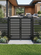 Aluminum Premium Fence Gate 6x6 – Modern, Heavy Duty, Semi Privacy