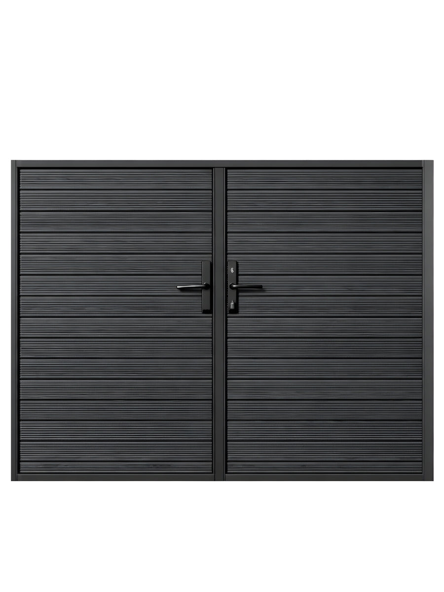 Aluminum Premium Fence Gate 8x6 – Modern, Heavy Duty, Full Privacy Main image