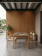 Brown and Black WPC Exterior Wall Cladding 5 PC Box 33 Sq Ft