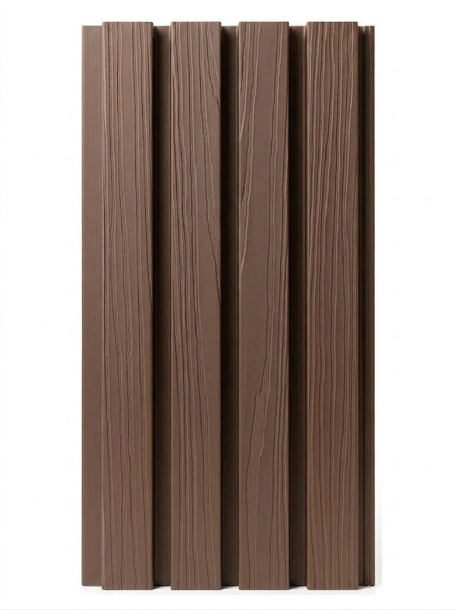 Dark Brown Composite Wide Exterior Cladding Main image