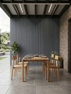 Durable light gray composite cladding panels for house exteriors