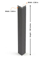 Oak Gray Trim 106 Inches