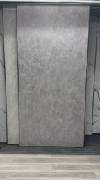 Grey stone PVC wall panels waterproof rough texture warehouse stock