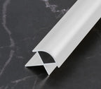 White aluminum wall panel outside corner trim for clean and stylish edge finishing