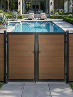 WPC Fence Gate Double (8ft x 6ft)