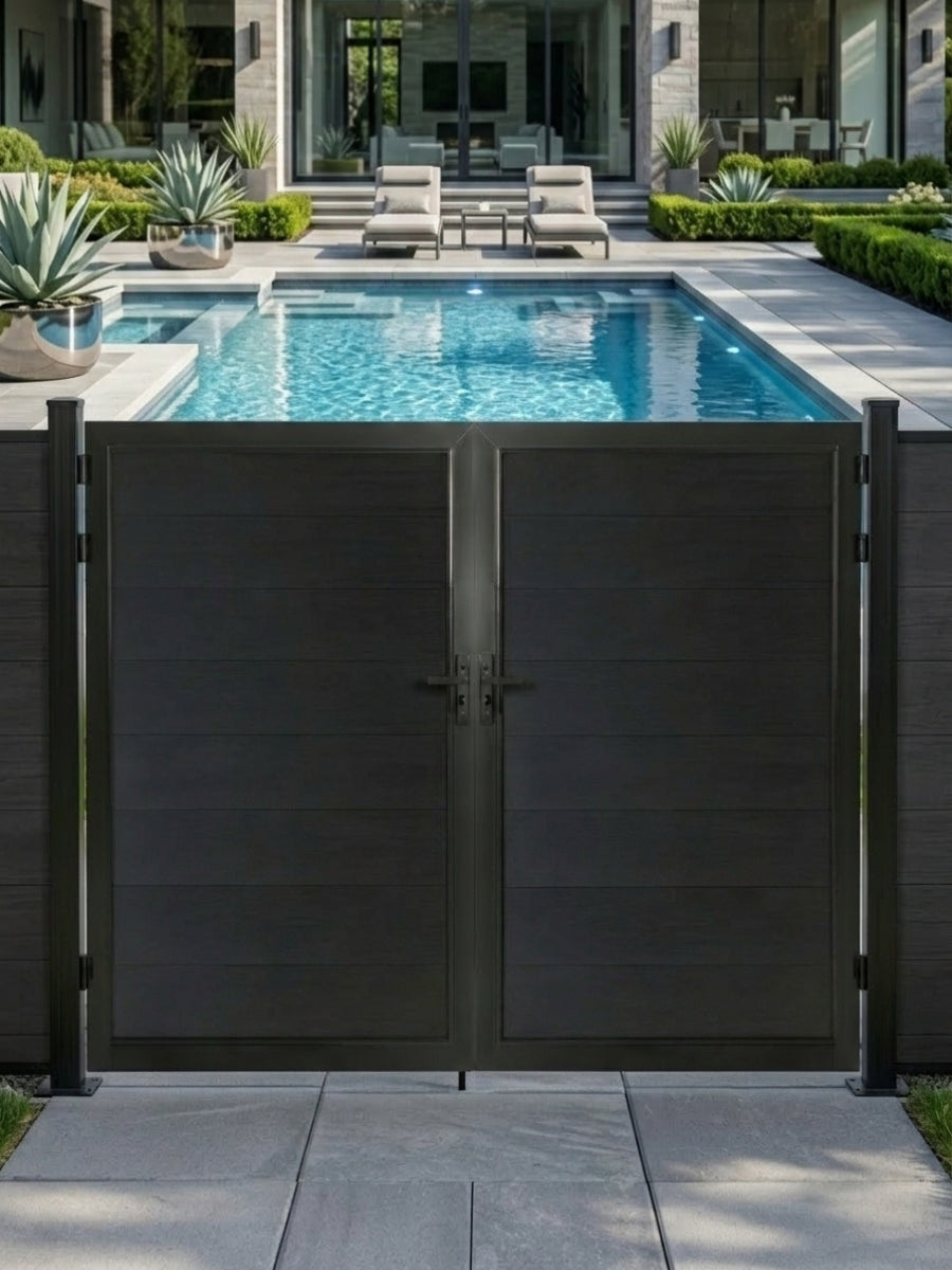 WPC Fence Gate Double (8ft x 6ft)