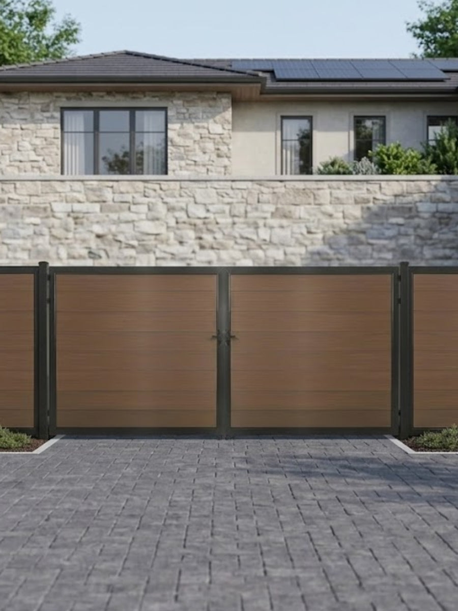 WPC Fence Gate Double (12ft x 6ft)
