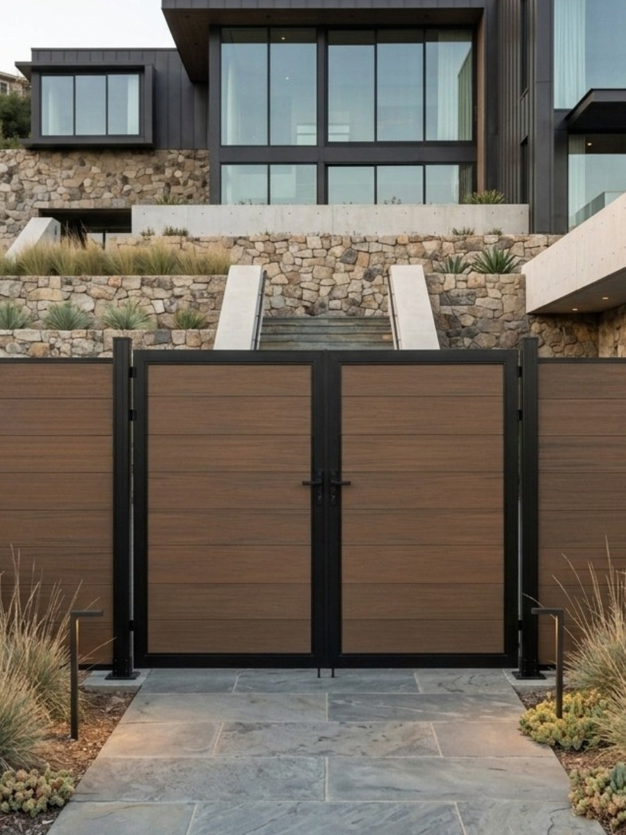 WPC Fence Gate Double (8ft x 6ft)