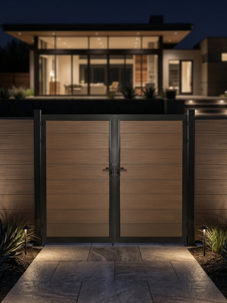 WPC Fence Gate Double (8ft x 6ft)