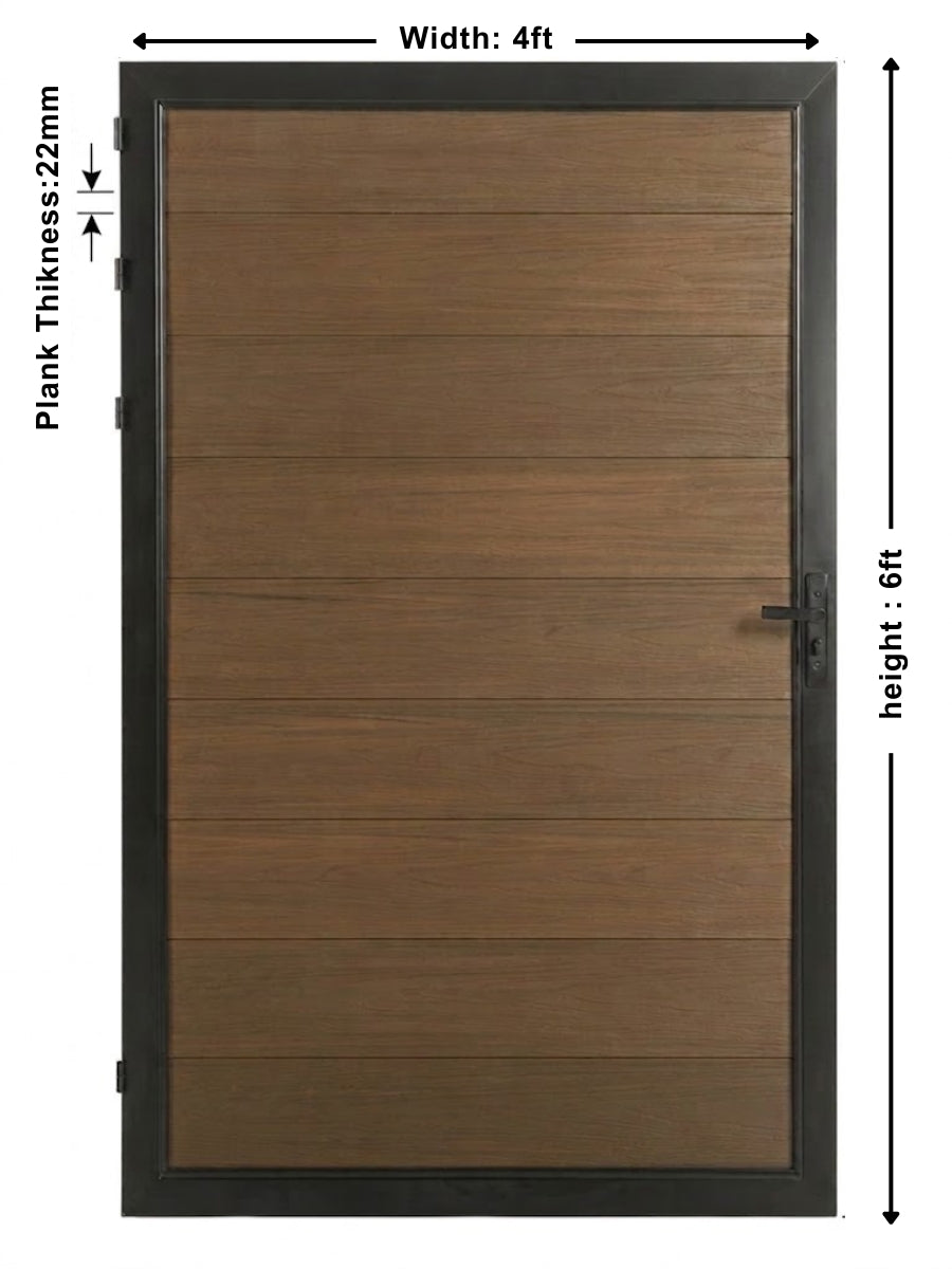 WPC Fence Gate Single (4ft x 6ft) Secondary image
